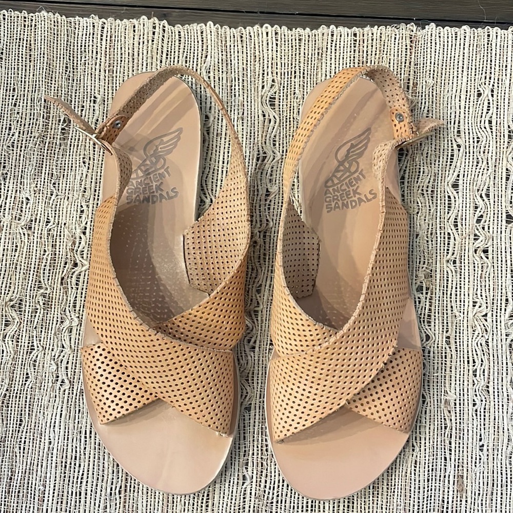 Ancient Greek Sandals Beige Size 41